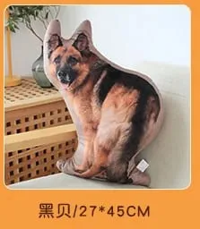 18 Kinds Dog Cat Animal Plush Pillow Both Sides Printing Stuffed Pug Corgi Hound Shar Pei Throw Pillow Sofa Home Decor Men Gift — image 29