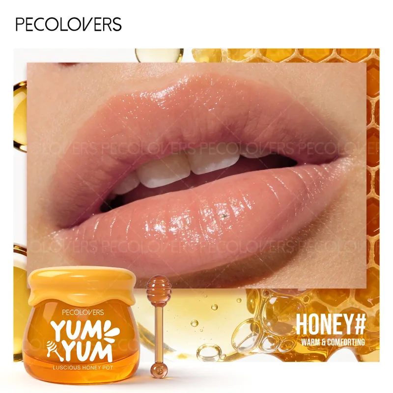 1PC Fruit Honey Pot Lipstick Can Moisturize Lips for A Long Time and Can Be Applied Repeatedly To Nourish Lips and Make Up Lips