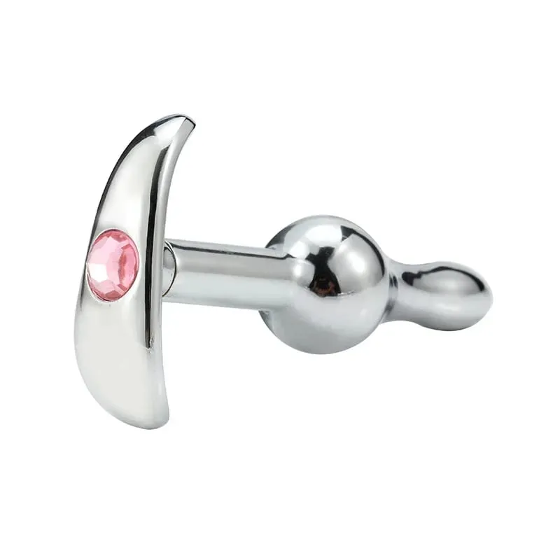 Metal Anal Beads Butt Plug Set Wearable Outerdoor Small Large Anal Plug G Spot Dildo Insert Vagina Anus Sex Toy
