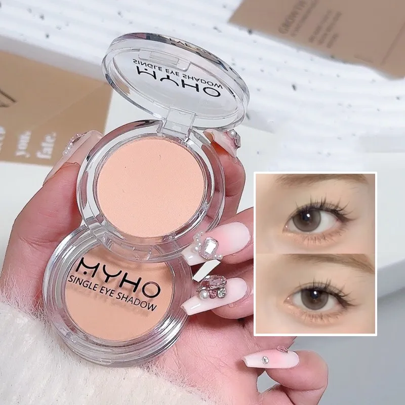 Matte Complexion Brightens Eye Shadow Palette Monochrome Highlight Eyeshadow Base Primer Color Nude Skin Makeup Daily Cosmetics — image 5