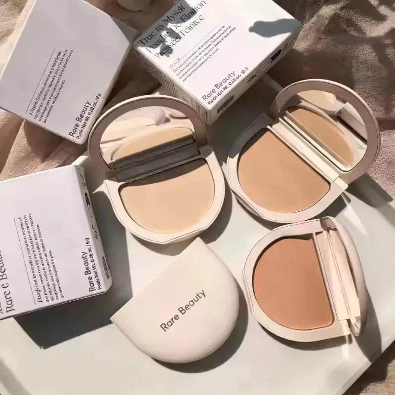 Rare Beauty True To Myself Tinted Pressed Finishing Powder Instantly Blur Smooth Reduce Shine and Set Makeup With Natural Finish