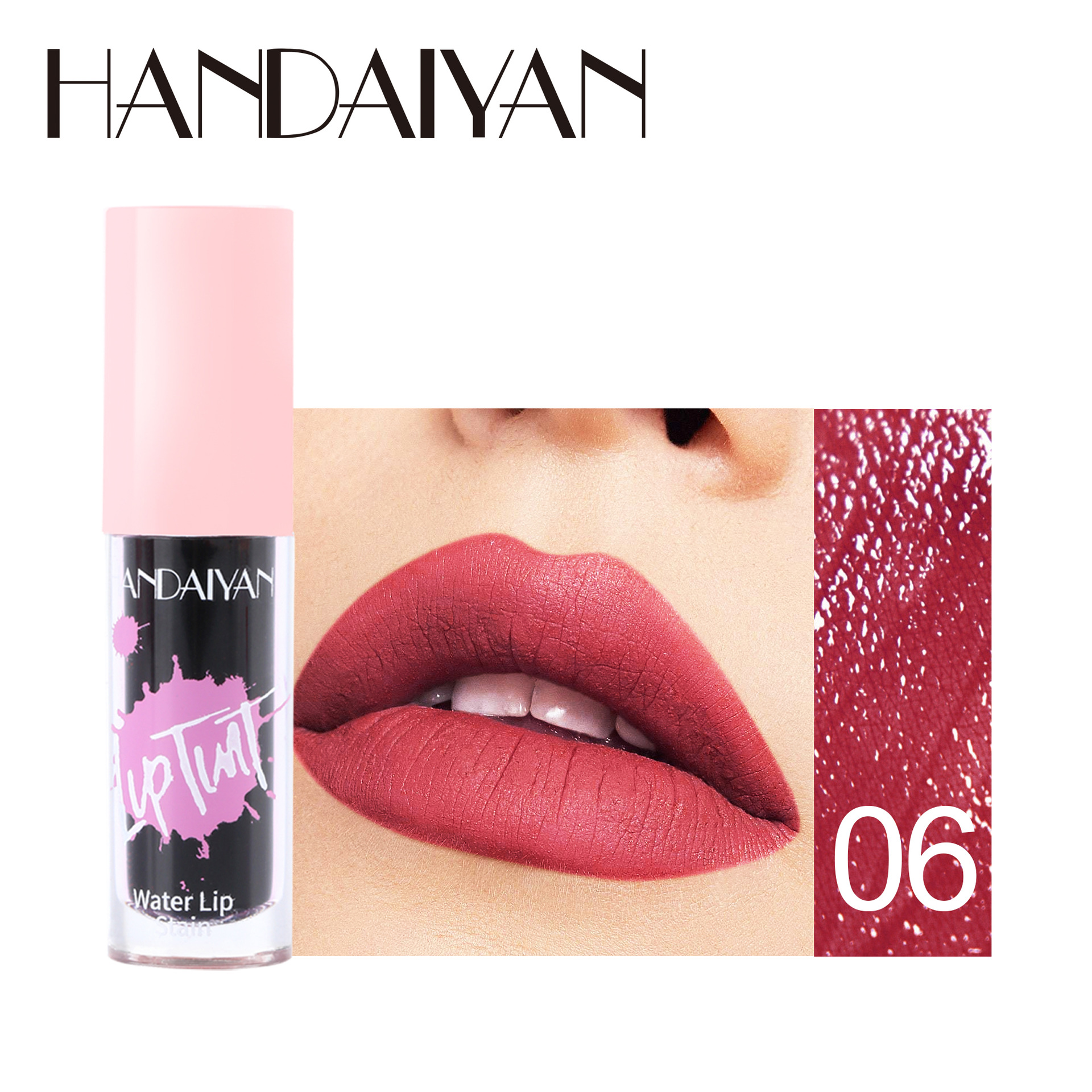 Multi-use 6 Colors Lip Gloss Cheek Tint Long Lasting Moisturizing Lip Dye Blush Makeup Lip Stain Glossy Lipgloss Cosmetics