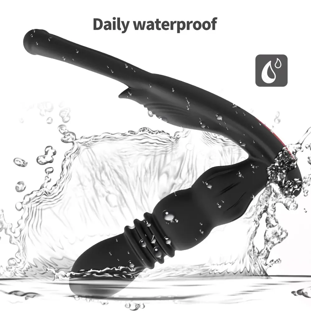 Male Thrusting Prostate Massager APP Wireless Remote Butt Plug Anal Vibrator Sex Toys for Gay Couples Prostate Stimulator — image 3