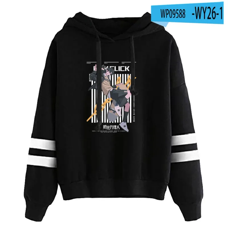 Link Click Anime Hoodie Unisex Pocketless Parallel Bars Sleeve Sweatshirts Women Men Hoodies Harajuku Streetwear Fashion Clothes — image 31