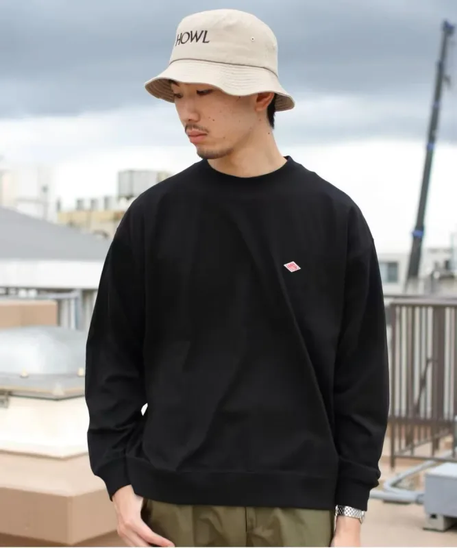Sudadera fina exportada a Japón para hombre y mujer, chándal holgado de manga larga con cuello redondo de algodón de la misma marca bordada, otoño 2025