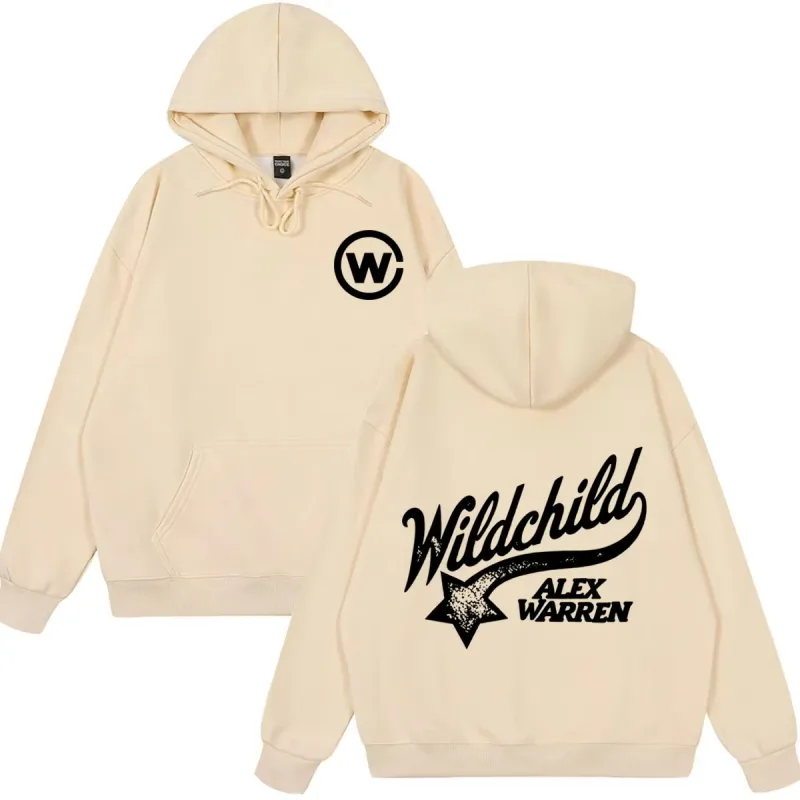 Alex Warren 앨범 Wild Child Tour 2026 Merch 까마귀 남성 여성 패션 빈티지 스웨터 긴 소매 루즈 오버 사이즈 풀오버