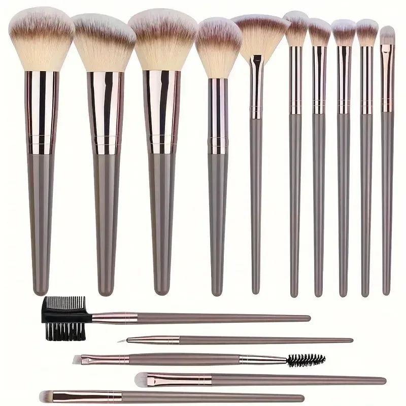 3-20PCS Makeup Brushes Set Foundation Highlighter Eyeshadow Blush Concealers Brush Female Beauty Tools Beauty Sponges Thumb Puff