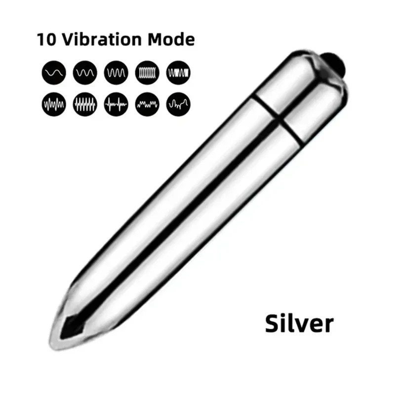 10 מהירויות מיני כדור ויברטור רטט G Spot דגדגן ממריץ אנאלי נרתיק לעיסוי משחקי מבוגרים AV Stick צעצועי מין לנשים