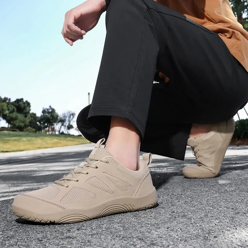 Plus Size Minimalist Barefoot Shoes Lightweight Breathable Zero Soles Men Running Sneakers Outdoor Wide Toe Casual Walking Shoes