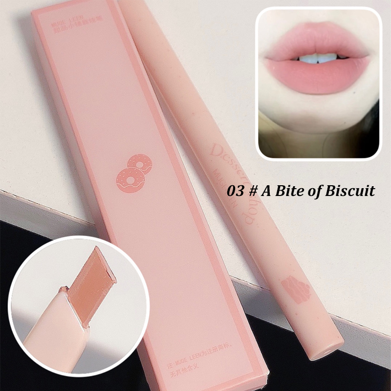 Dessert Lip Liner Automatic rotating waterproof lasting no color outline lip lipstick pen — image 8