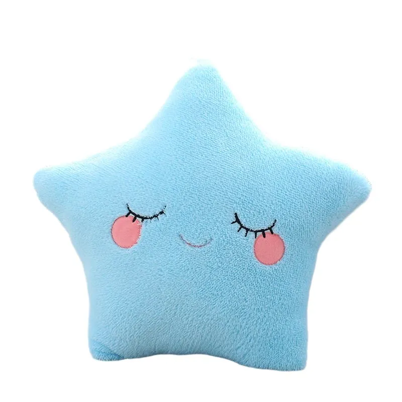Fantastic Star Cloud Moon Rainbow Plush Pillow Stuffed Sky Natural Cushion Yellow Pink Blue Shy Emotion Plushie Decoration Gift — image 12