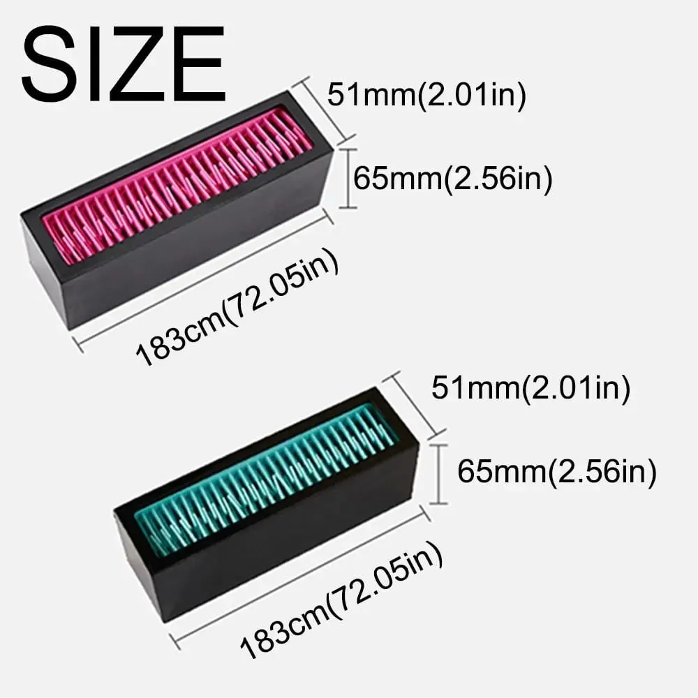 Creative Makeup Brushes Holder Compact Non-slip Pen Storage Case Large Capacity Portable Cosmetic Brush Drying Rack — image 5
