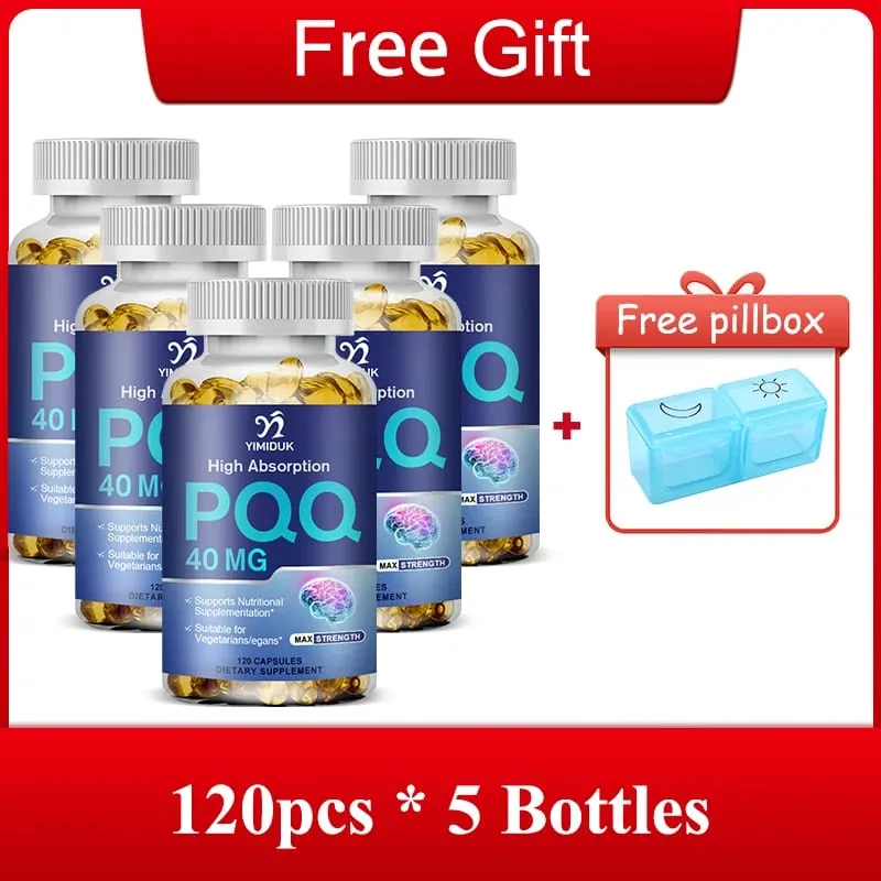 Premium PQQ Capsules Supports Brain Heart & Joint Health Enhances Sleep Quality Metabolism & immune Reduces Inflammation