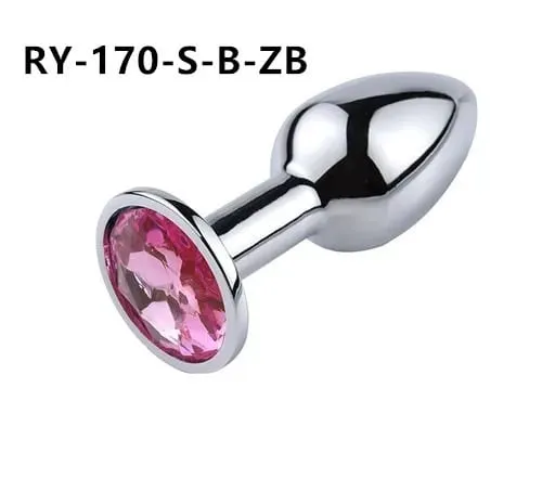 1Pcs Crystal Anus Metal anal plug Jewelry base novice player to senior player 5 size SM Butt g-point massage BDSM sex toys