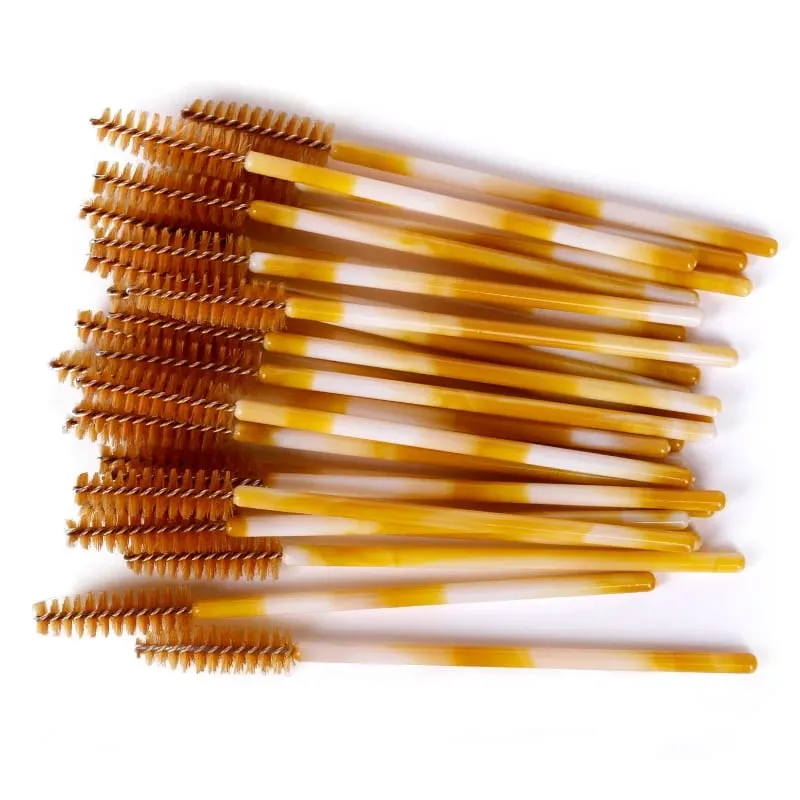50/100Pcs Makeup Brush Eyelash Eyebrow Brushes Comb Disposable Mascara Wand Eyelashes Extension Supplies Cosmetics Make Up Tools