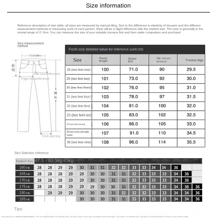 2024 New High-End Jeans Men's Light Luxury and Simplicity Versatile Casual Fashion Men's Clothing Slim Fit Tapered Pants