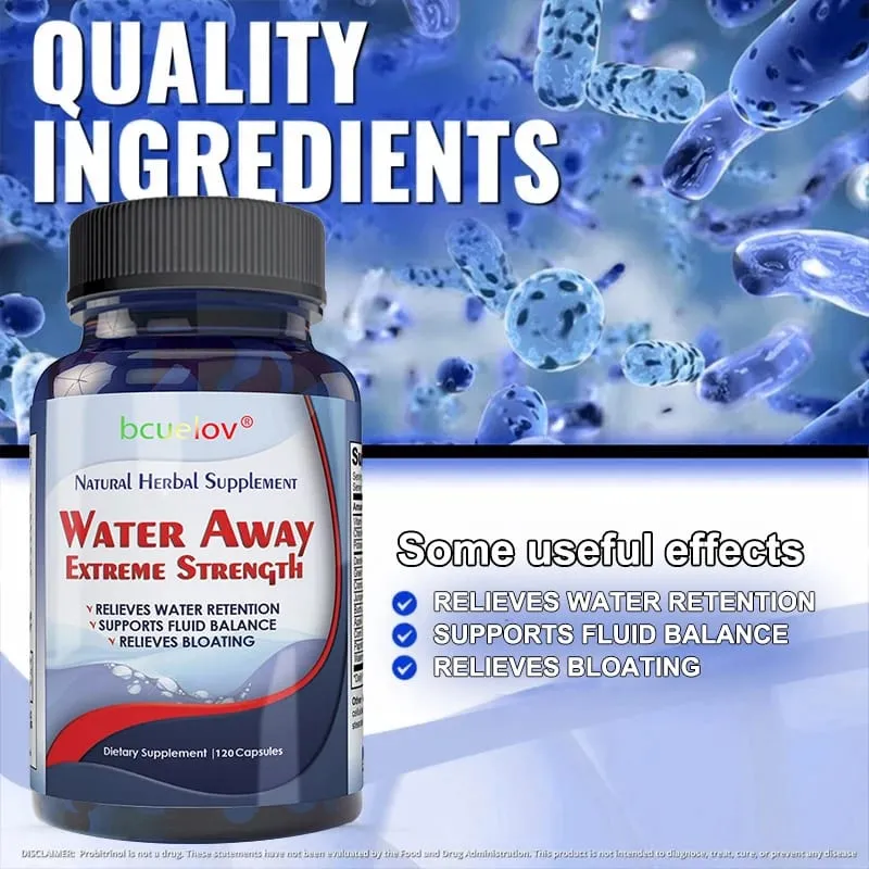 Bcuelov diuretic weight loss supplement capsules help eliminate excess water bloating edema healthy urination cleansing