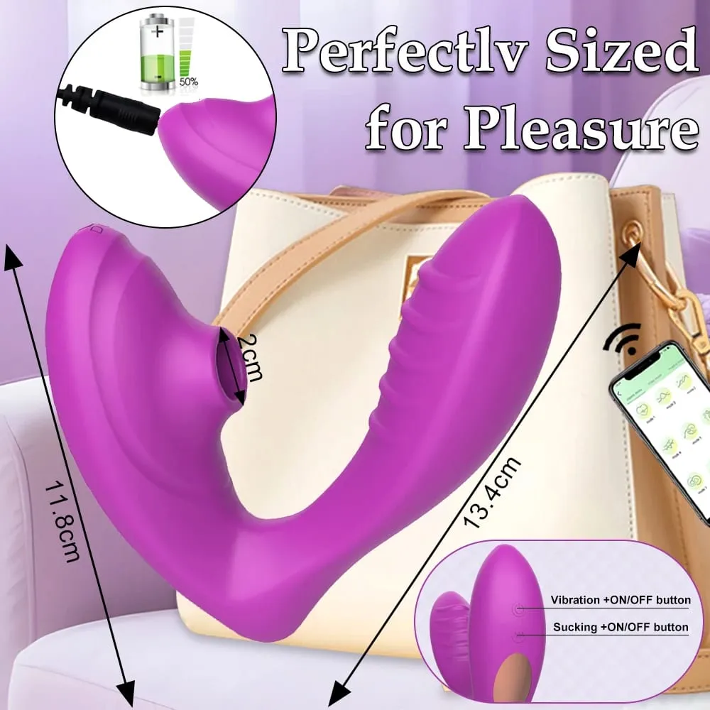 Indulge Clitoral Sucking Vibrator for Clit & G Spot Stimulation Device Clitoris Stimulator Massager Adult Sex Toys for Women