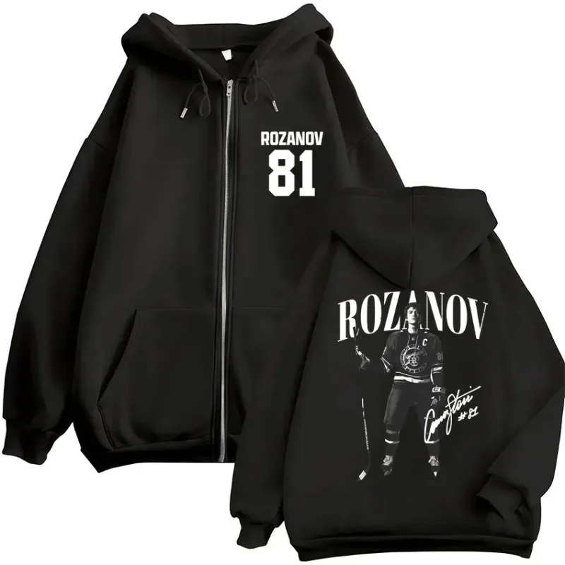 Rivalité chauffée Ilya Rozanov 81 sweat à capuche zippé pour hommes femmes Vintage mode Cardigan sweat ample polaire manteaux décontractés Streetwear
