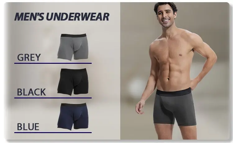 Overnight Urinary Briefs Men Boxers Ultra-Absorbent Incontinence Underwear Maximum Absorbency Leak Protection Men Panties