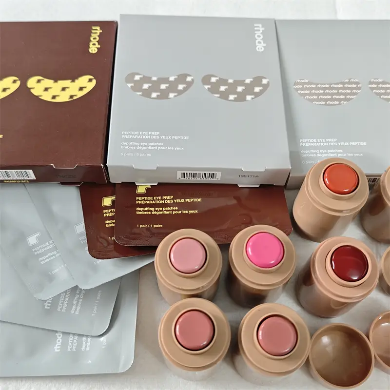 Makeup New Model Reduce Swelling Eye Patch Banana Peel Spicy Marg Juice Box Pocket Blush Stick Non-fading Waterproof Blusher