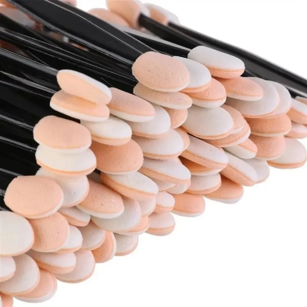 10/30/50pcs Eye Shadow Brushes Make Up Beauty Makeup Tool Reusable Dual Sided Sponge Stick Portable Applicator Accessories