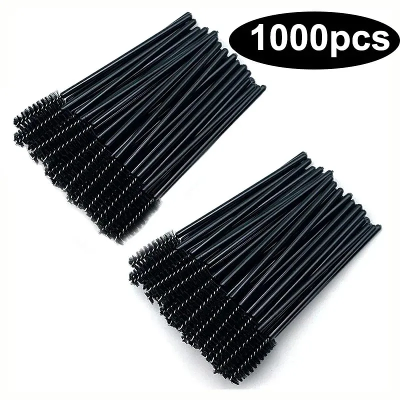 Wholesale 50/1000/2000pcs Spoolies Brush Mascara Wands Wholesale Eyebrow Lash Cleaning Brushes Applicator Makeup Tools Eyelash