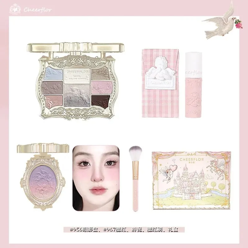 Makeup Gift Box Set Cosmetics Blush Lipstick Eyeshadow Palette Practical Premium Makeup Kit Birthday Gift for Women Gi
