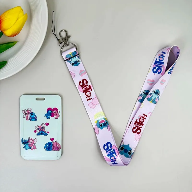 Credential Holder Cartoon Animal Neck Strap Lanyard for Key Keychain USB Badge Holder Keyring Accessories Gifts