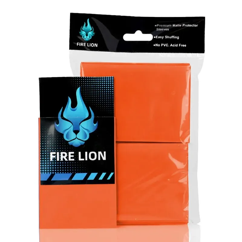 66x91mm 100PCS/Set Solid Matte Trading Card Sleeves Standard Size Card Protector for PTCG/TCG /MTG