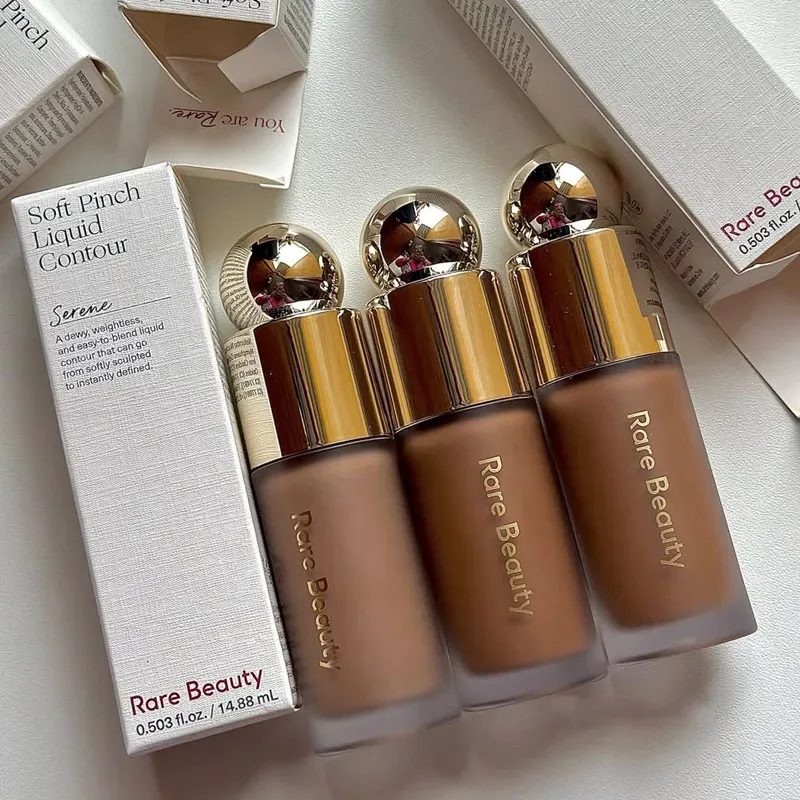Hot Rare Beauty Brand 3D Face Contouring Liquid Blusher Natural Bronze Contours Stick Eye Nose Shadow Highlight Gloss Mirror