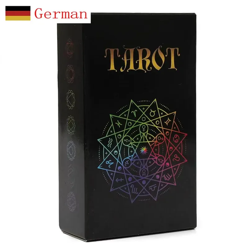 German 78pcs Das Schamanische Seelen Orakel Tarot Deck Prophecy Divination Comics Tarot Cards Family Party Board Game Toy