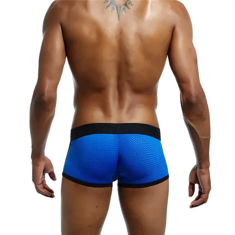 4Pcs Man Underpants Boxershorts Men Boxers Male Breathable Ice Silk Mesh Quick Drying Underwear Men’s Panties Boxer 3256805396926940 — image 12