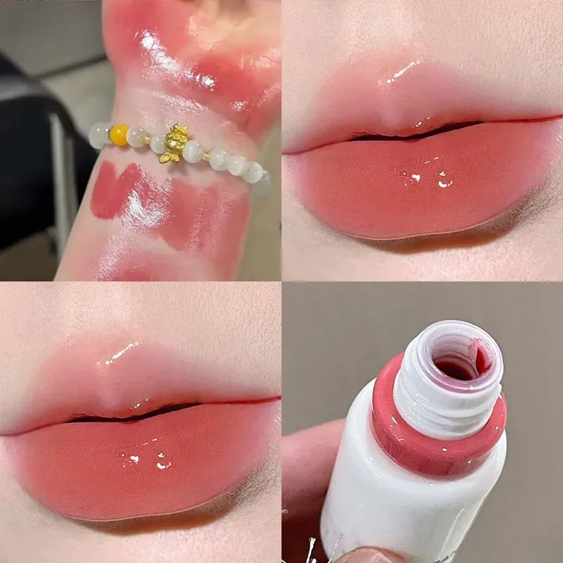 Herorange Glossy Lip Gloss Hydrating Watery Plump Lips Long Lasting for Autumn Winter — image 9