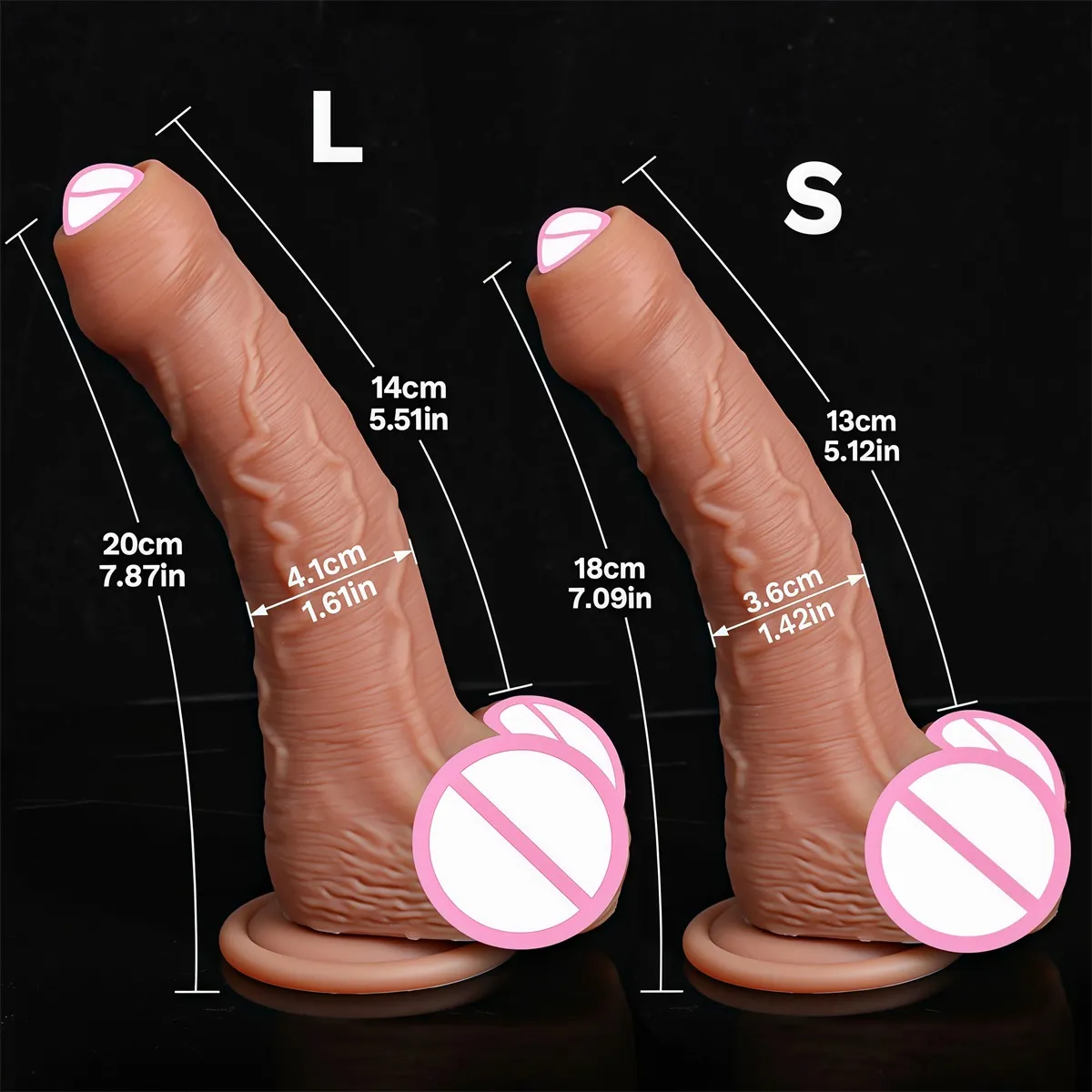 Günstiger weicher Schwanz, realistischer Strapon, großer Dildo, Hautgefühl, kleiner Penis, doppelter Silikon-Saugnapf, Dick, schwules Analsexspielzeug für Männer und Frauen — image 2