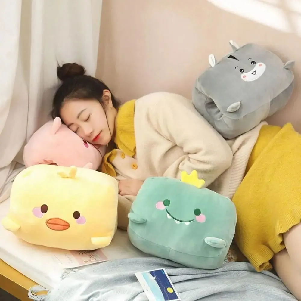 Creative Hand Warmer Pillow Super Soft Hand Hold Office Nap Pillow Keep Warm Animal Pillow Stuffed Winter — image 2