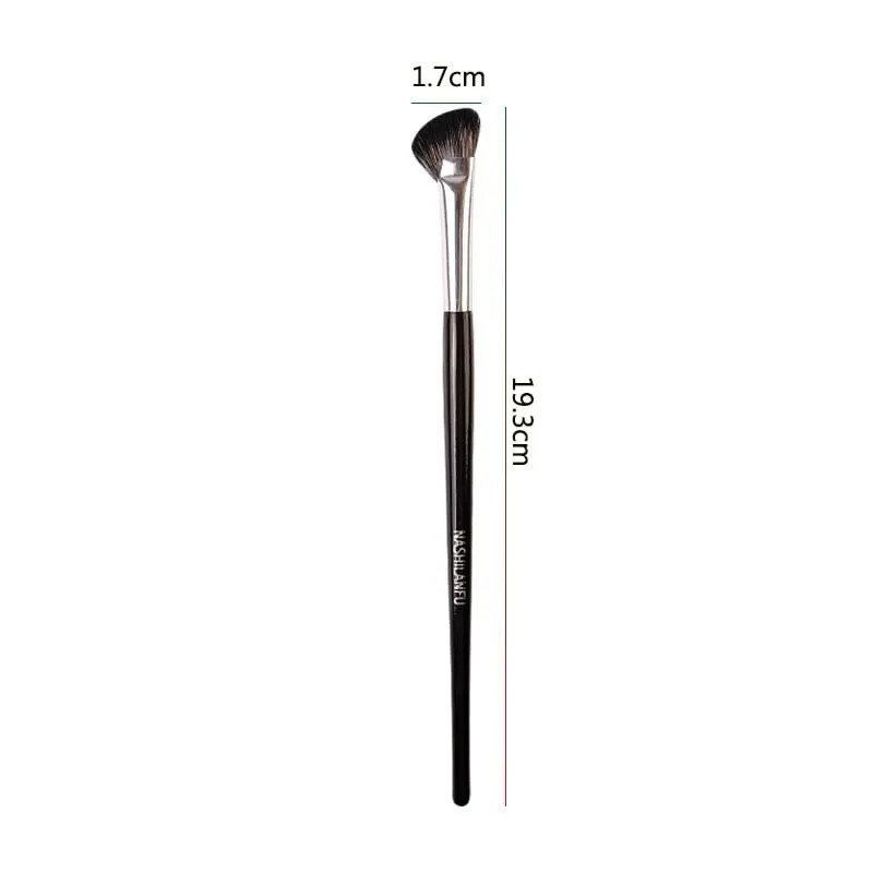 Black Sculpting Brush Professional Makeup Brushes Large Cosmetic Face Cont Bronzer Oblique Powder Blush Brush Face Make Up Tools — image 8