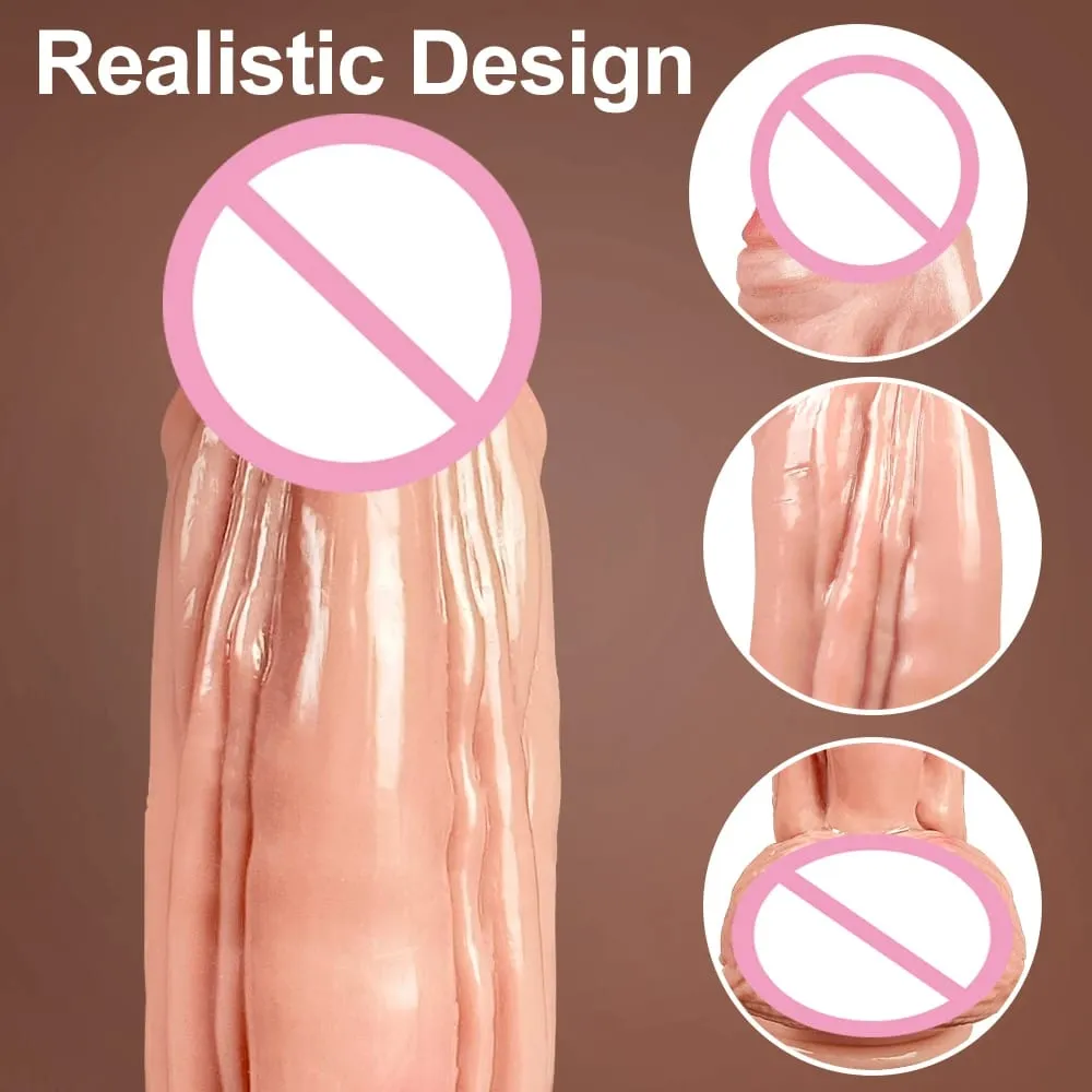 Průměr Obrovské Tlusté Dildo Realistické Silikonové Dilda Silná přísavka Anal Play G-bod Giant Dildo Anální sexuální hračky pro ženy Muži