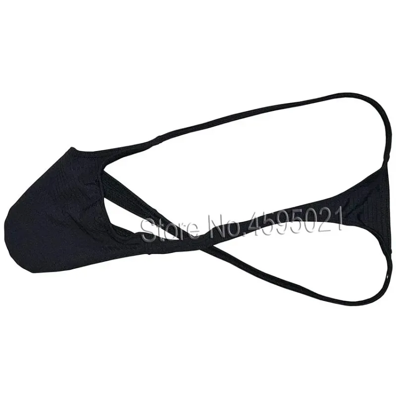 Men's Underwear Thong Contour Pouch Tangas Rise Cheeky Underpants Low Rise Beach Briefs Bikini Single Layer Quick Dry Silky