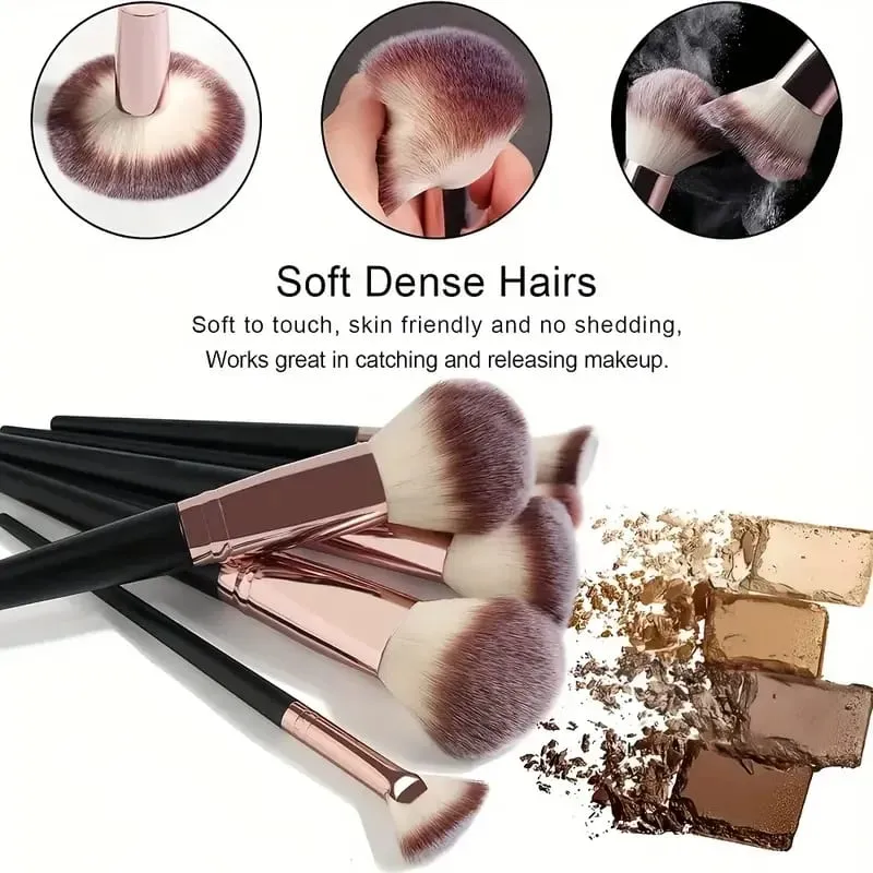3-20PCS Make-Up Kwasten Set Zachte Pluizige Oogschaduw Foundation Concealer Blending Blush Brush Kabuki Professionele Vrouwen Beauty Tool