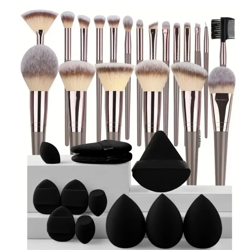 Professional 3-20PCS Makeup Brushes Set Soft Fluffy Foundation Eyeshadow Concealer Blending Blush Brush Kabuki Women Beauty Tool — image 9