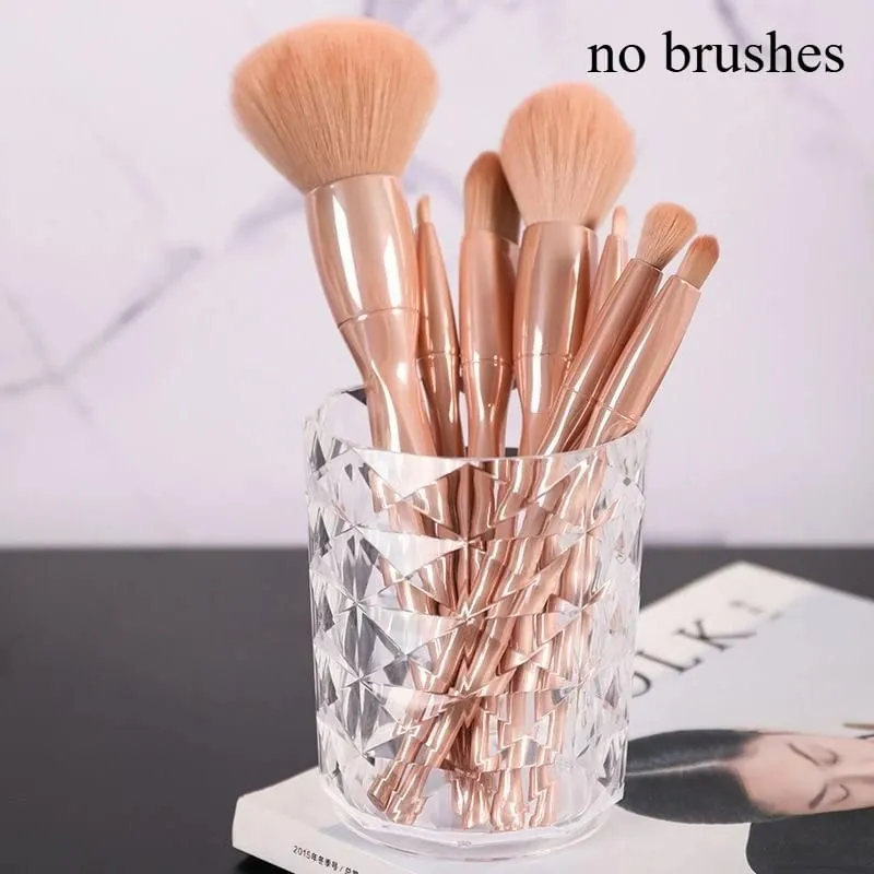 Cosmetic Storage Dustproof Makeup Brush Storage Bucket Cosmetic Brush Holder Cup Dustproof Makeup Brush Storage Bucket Holder