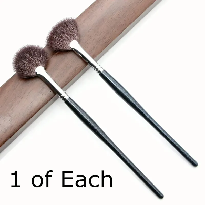 Fan Brush Highlighter Natural Goat Hair High Quality Makeup Brushes