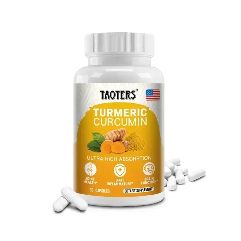 Turmeric Curcumin Capsules Natural Joint Support Relieve Joint Pain Support Brain Health & Heart Health — image 8