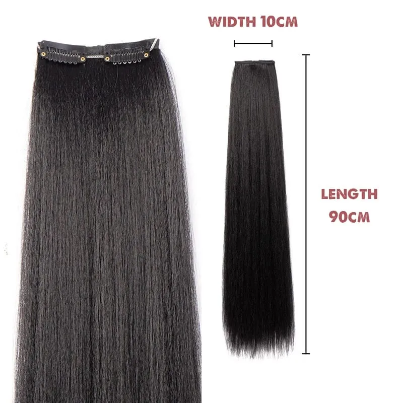 Hanfu wig piece corn whisker hairstyle one piece hair extension non knotted long straight hair piece antique hairstyle for women