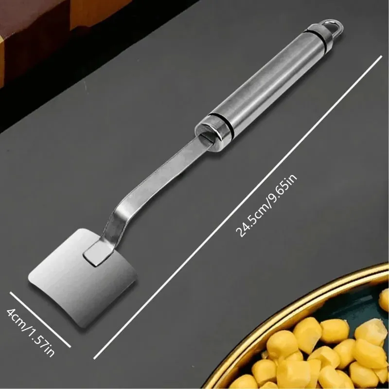 Stainless Steel Corn Peeler Serrated Corn Peeler Corn Cob Planer Thresher Cutter Kitchen Fruits And Vegetables Gadgets