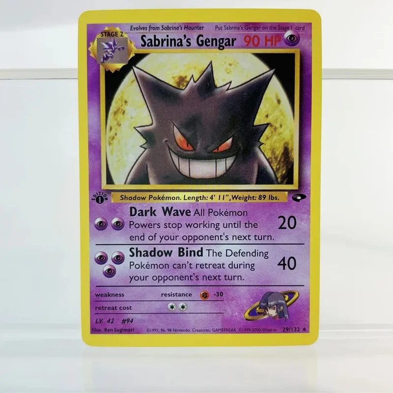 PKM Foil Proxy Card GENGAR&MIMIKYU GX DARK GENGAR Hobbies Game Collection Battle The best gift PTCG Card