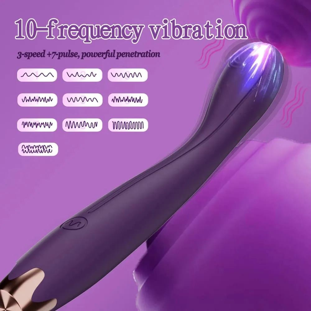 Finger Vibrator for Women 10 Vibration Modes G Spot Clitoral Stimulator Vagina Nipple Massager Masturbation Sex Toys for Women — image 2