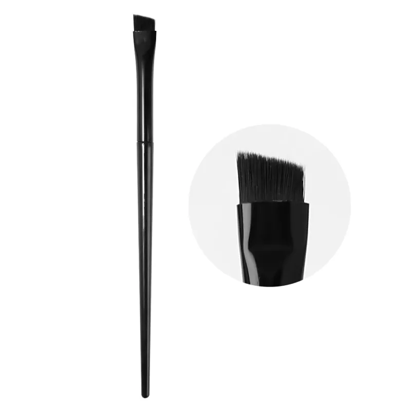 Eyebrow Eyeliner Brush Professional Multi-purpose Silicone Flat Blade Eyeliner Brush Precise Detail Brow Contour Makeup Brushes