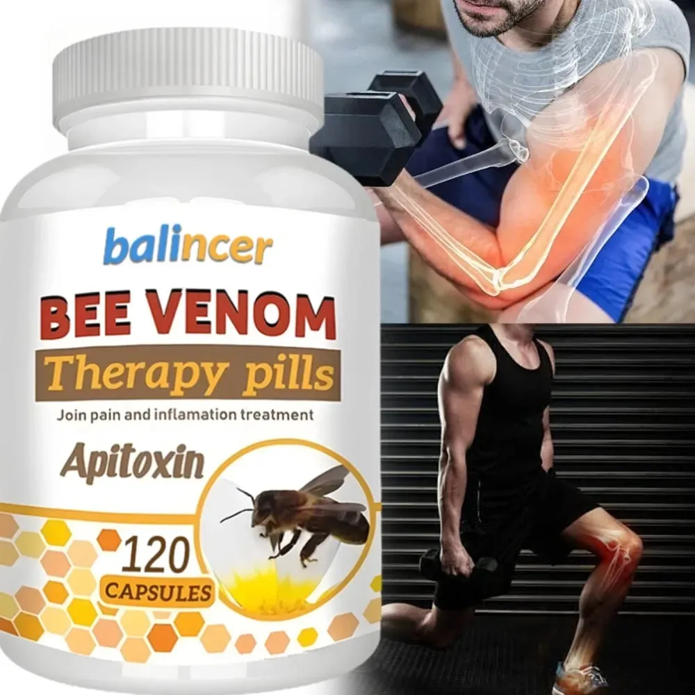 Bee Venom Extract Capsules - Relieves Joint Pain Promotes Bone Health Support Immunity — image 1